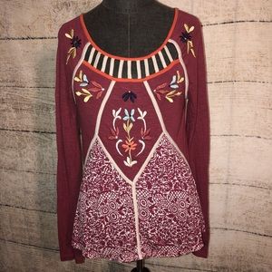 Ric Rac Top By Anthropologie